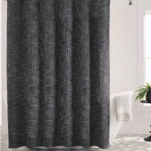 Better Homes & Gardens Textured Gray Shower Curtain | Waffle Weave